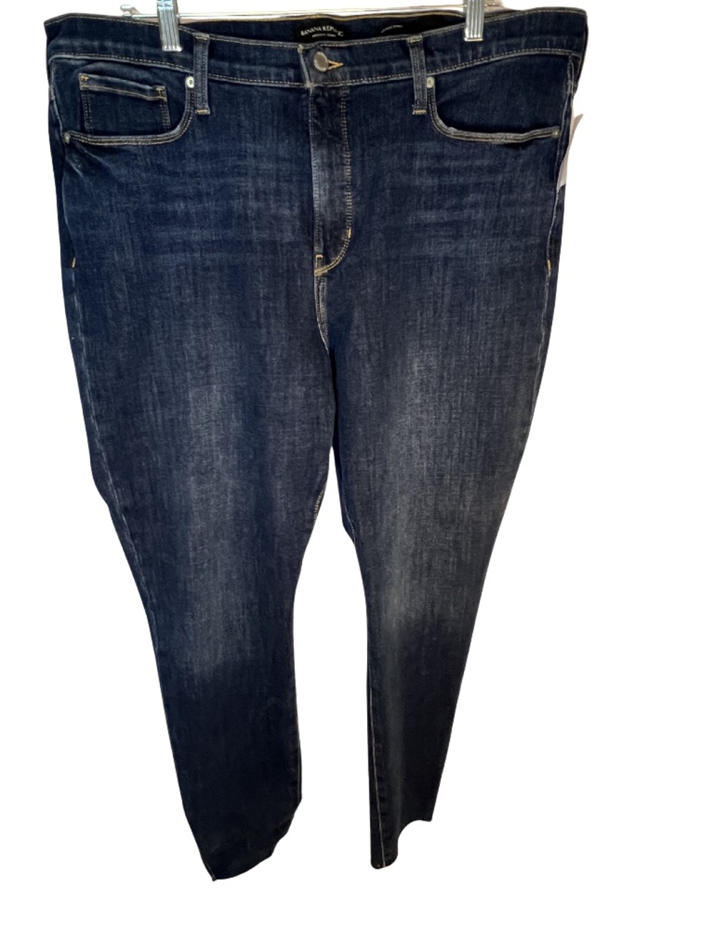 Banana Republic Mid Rise Skinny Jeans Raw Edge Cuffs